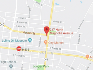 A map showing Texas Express Lube & Auto's Kerville location. Follow the link to view in Google maps.