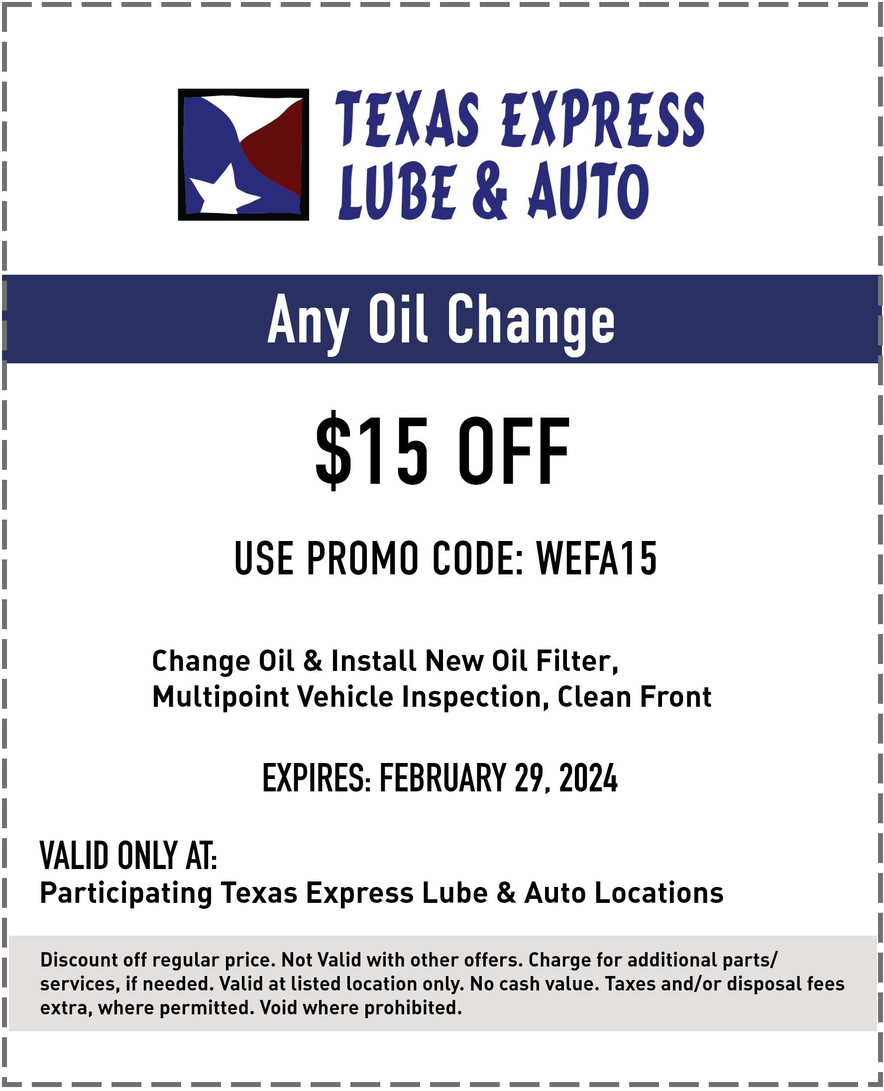 Oil Change Coupons - AutoLube Express Oil Change